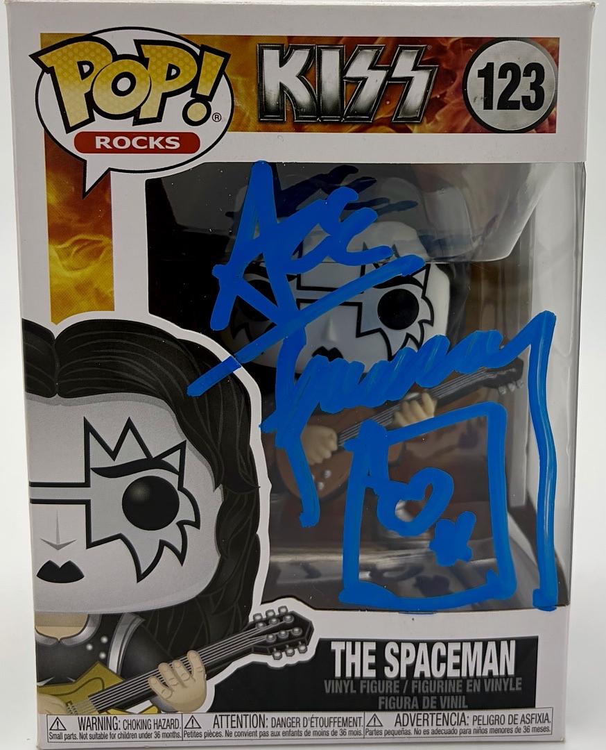 Ace Frehley Signed Funko Pop #123 "The Spaceman" (KISS) - ACOA COA